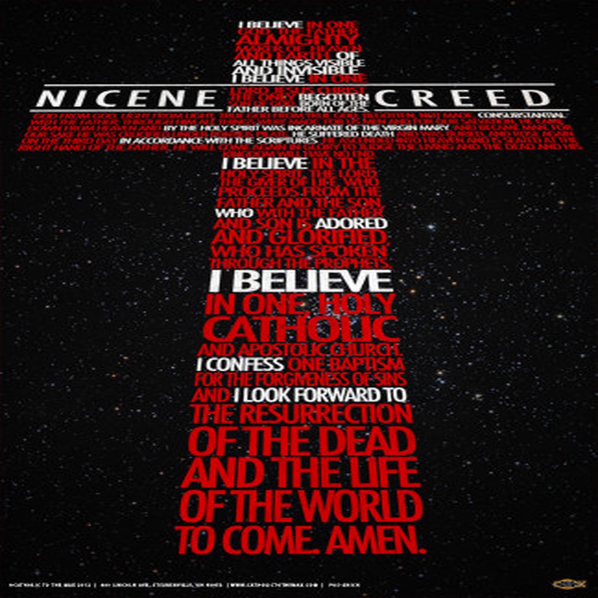 Nicene Creed Graphic Wall Plaque
