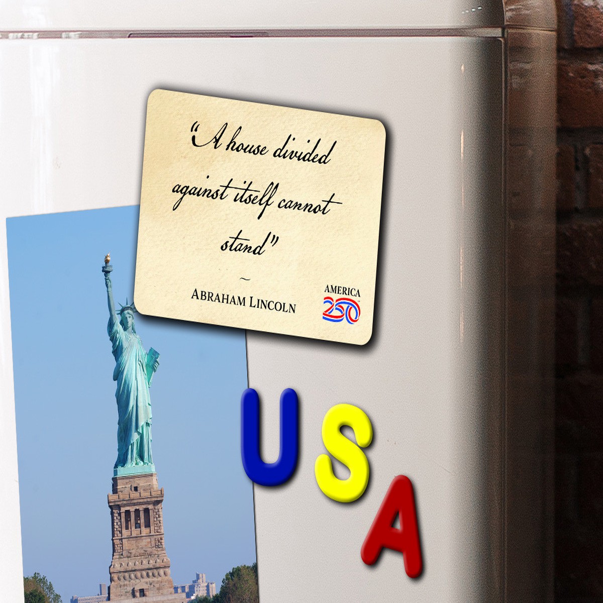"A House Divided" America250 Magnet Standard
