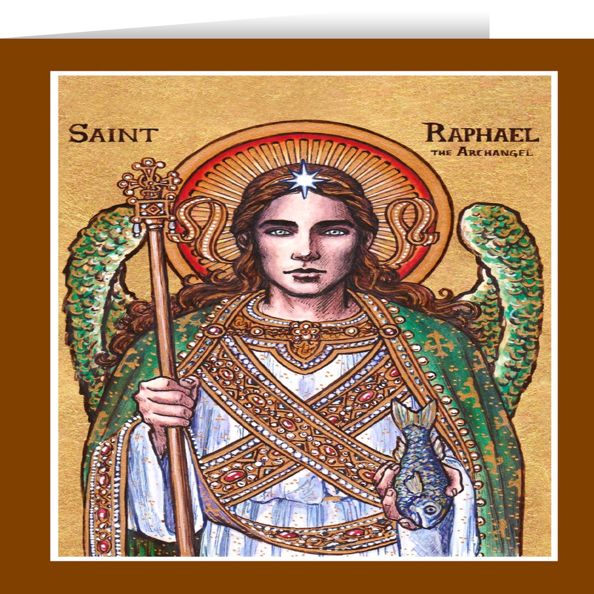 Theophilia St. Raphael Greeting Card
