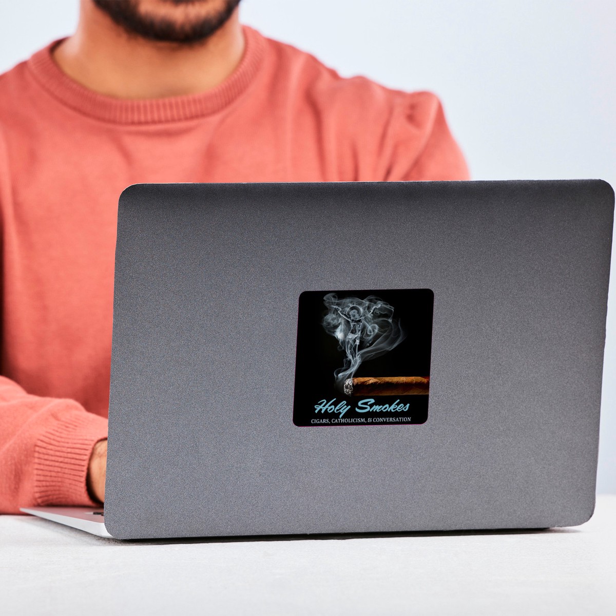 Holy Smokes Logo Decal Sticker