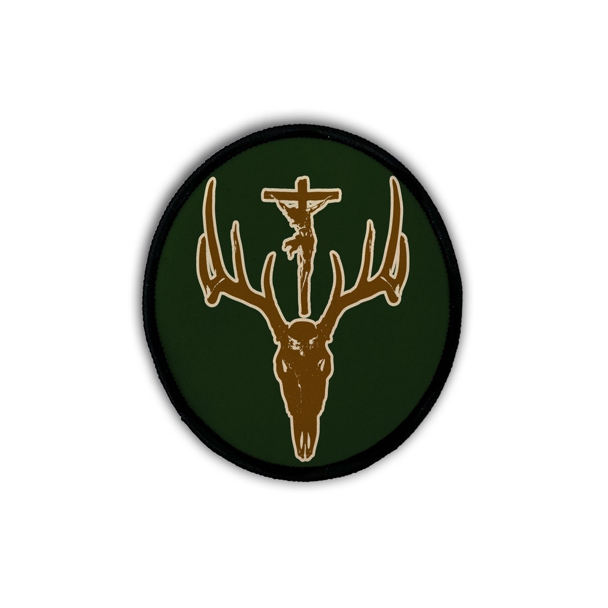 St. Hubert Circle Iron-On Patch 1