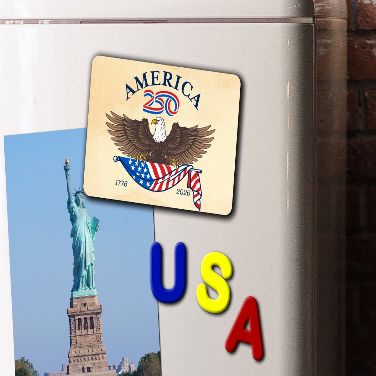 America250 Eagle Magnet Standard