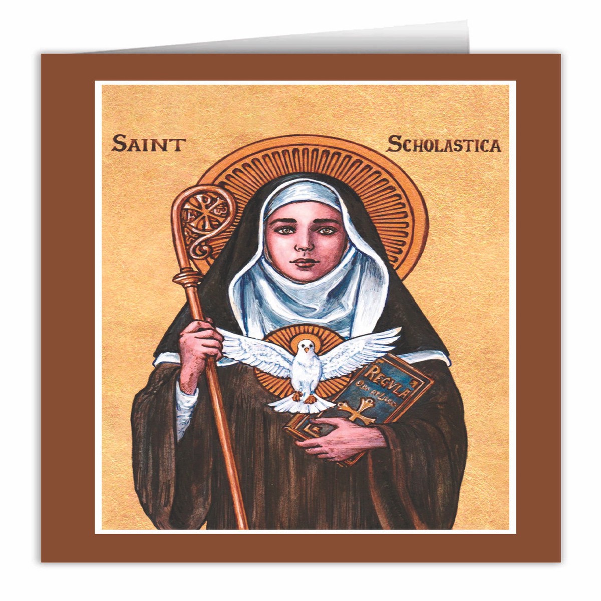 Theophilia St. Scholastica Note Card