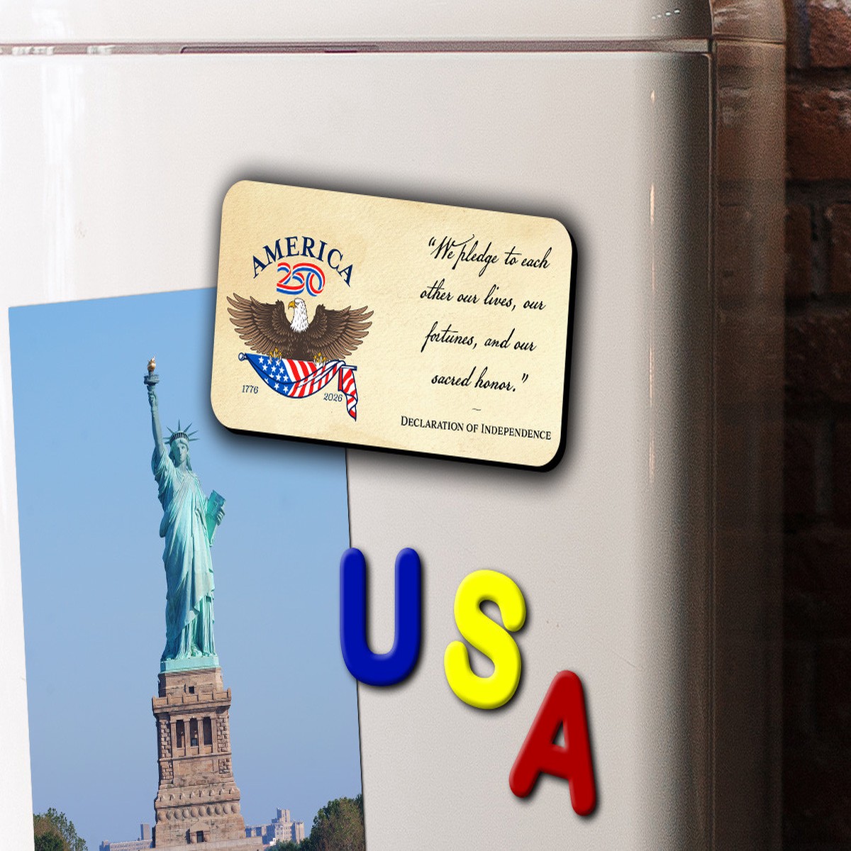 "We pledge" America250 Magnet