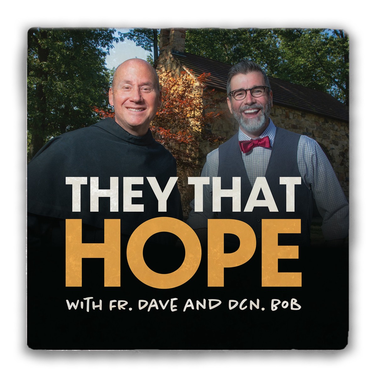 They That Hope Tumbled Stone Coaster