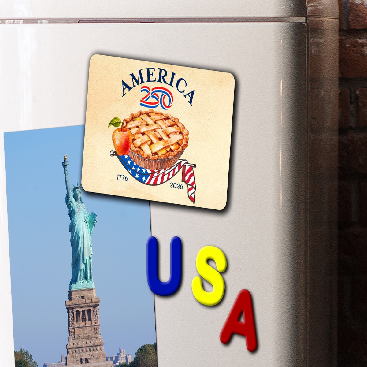 America250 Pie Magnet Standard