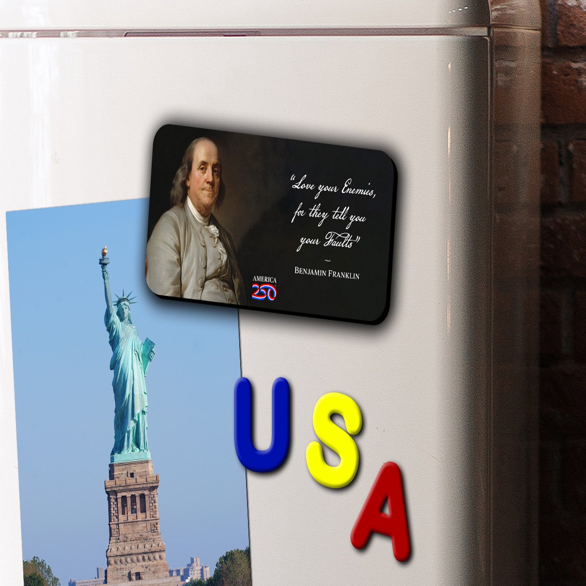 "Love Your Enemies" Magnet