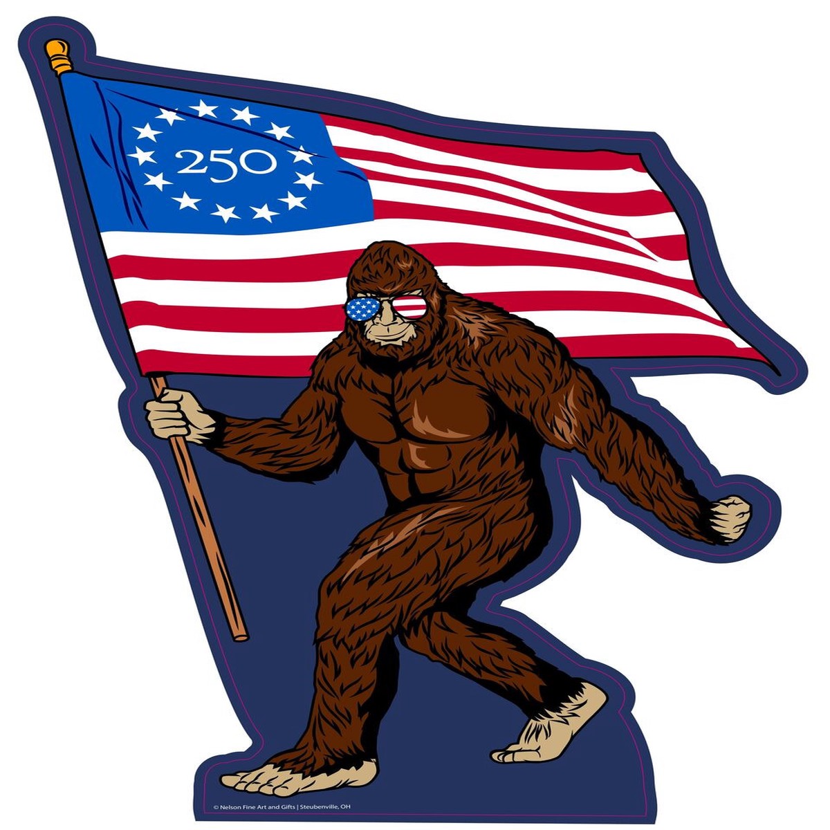 American Bigfoot Life-Size Standee