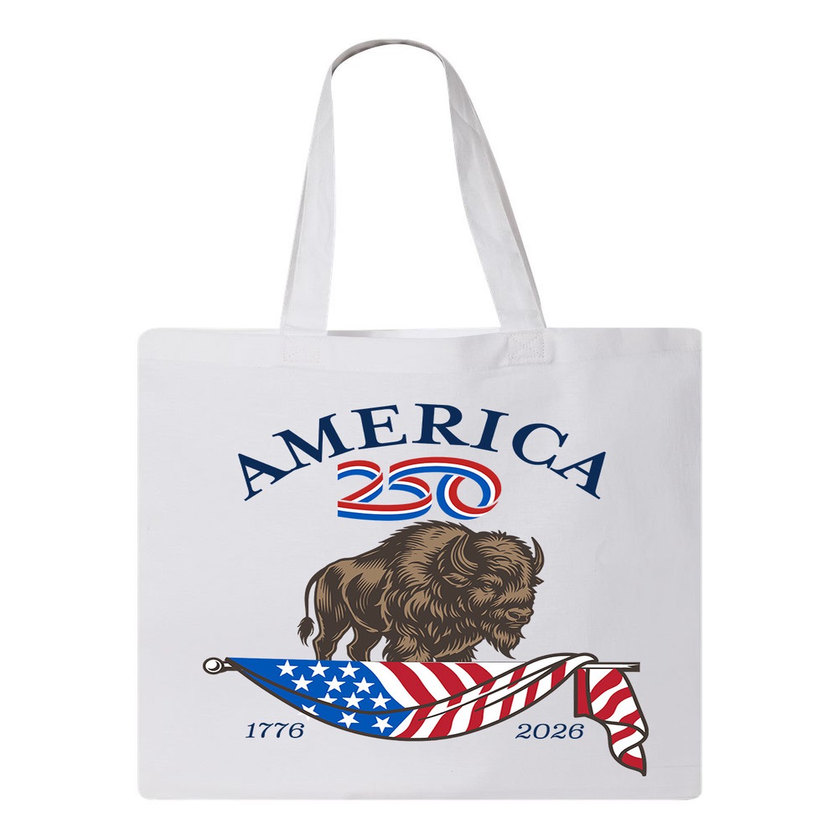 America250 Buffalo Tote Bag