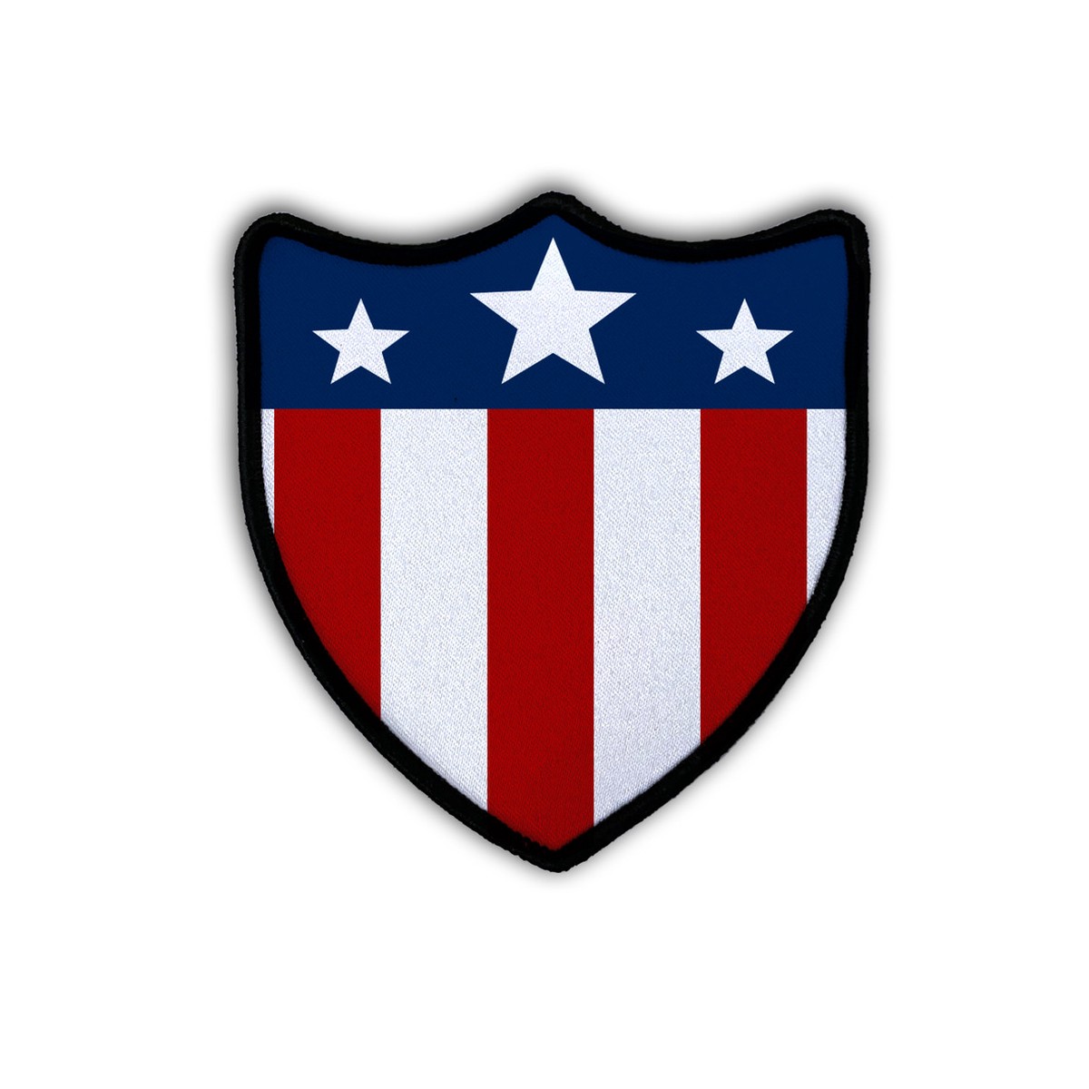 Stars and Stripes Shield Iron-On Patch