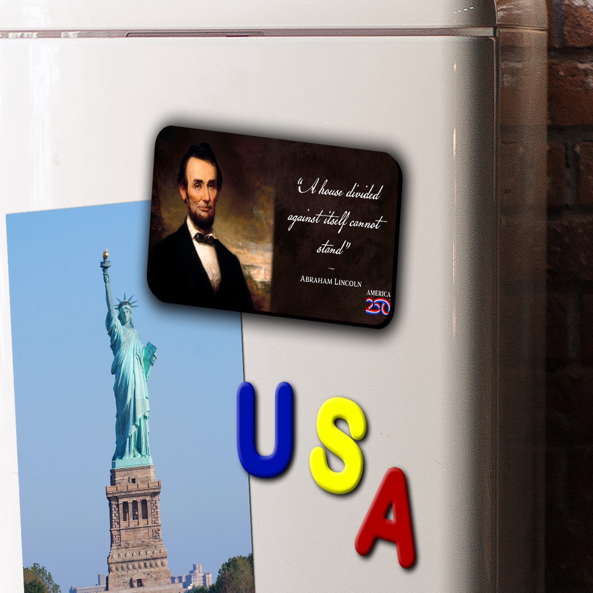 "A House Divided" Magnet