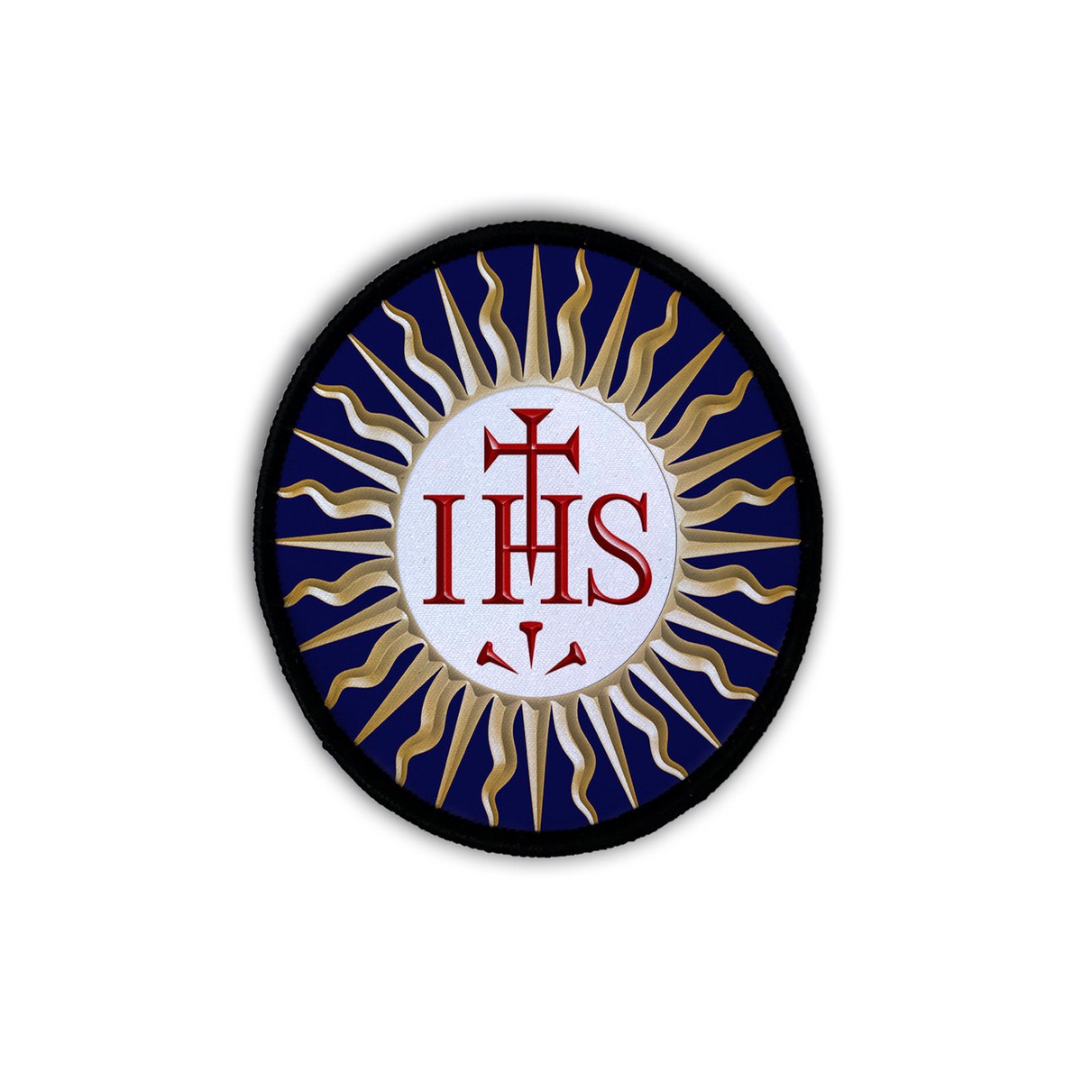 IHS Circle Iron-On Patch