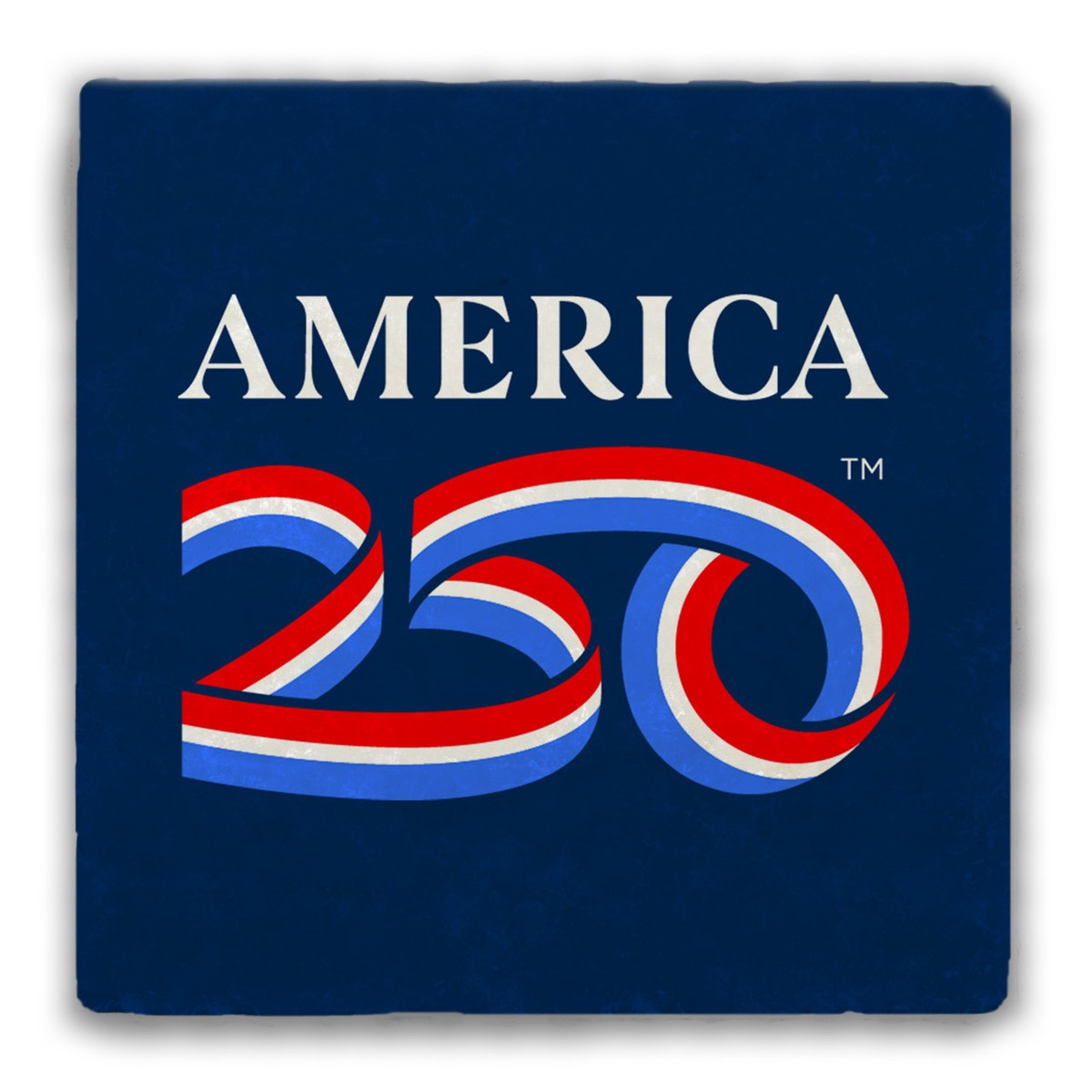 America250 Tumbled Stone Coaster 1