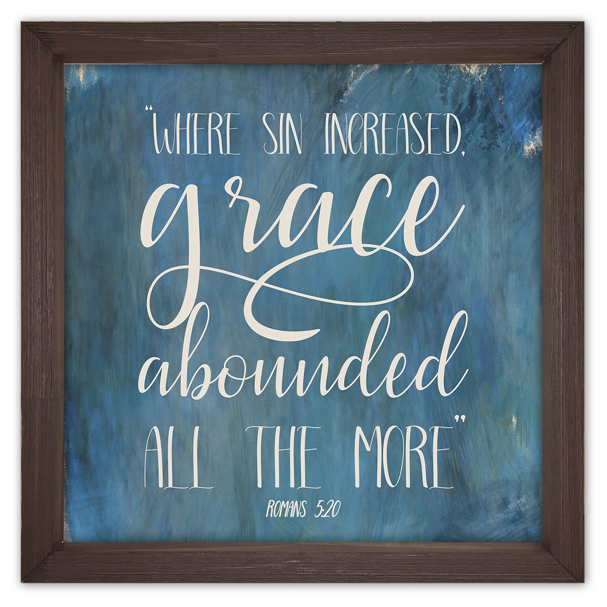 Romans 5:20 Framed Quote