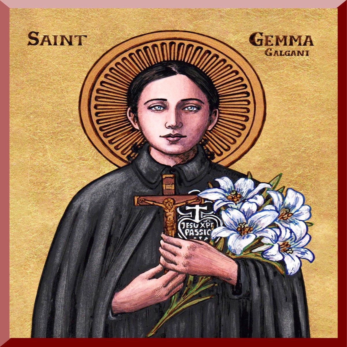 Theophilia St. Gemma Wall Plaque