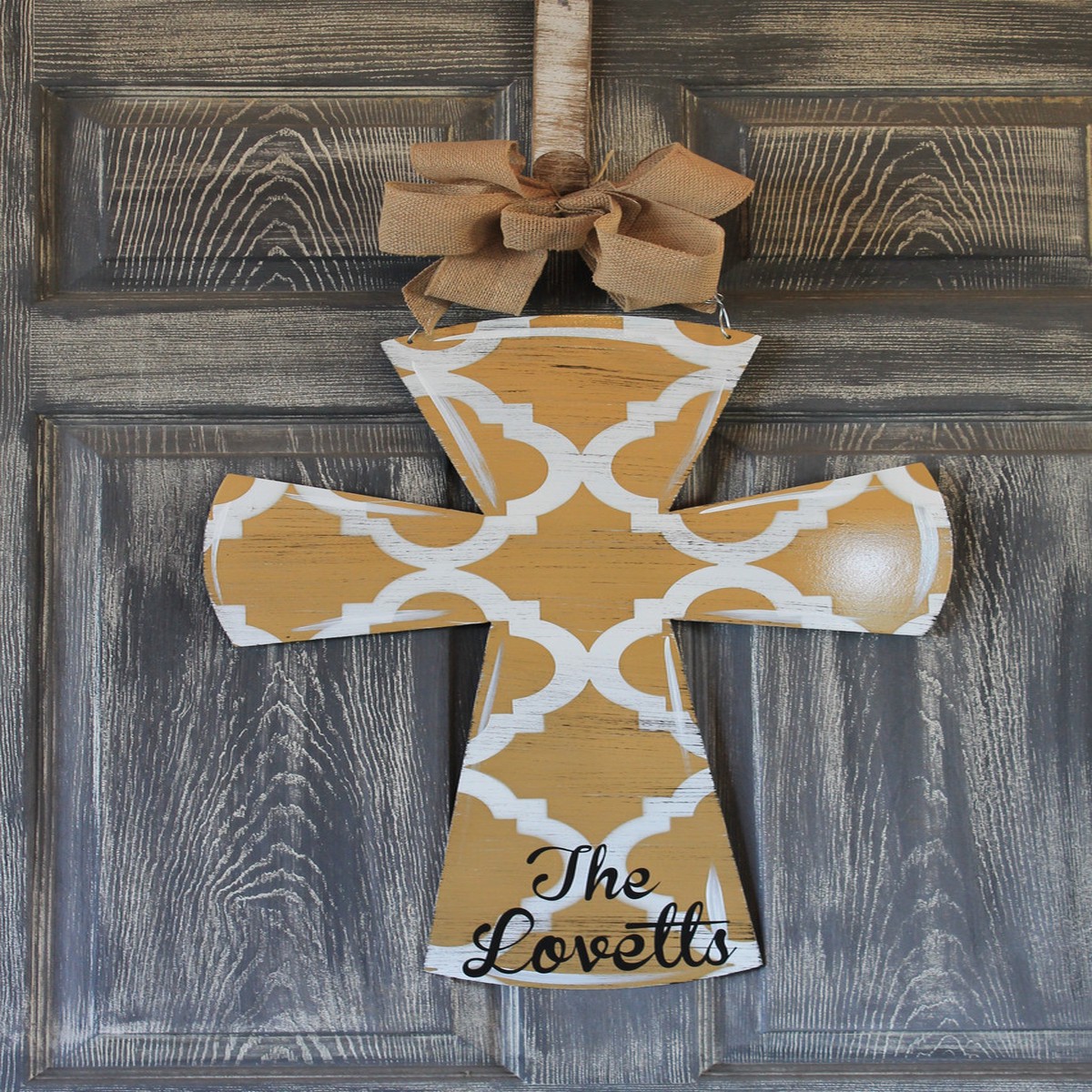 Outdoor Metal Art Cross (Customizable)