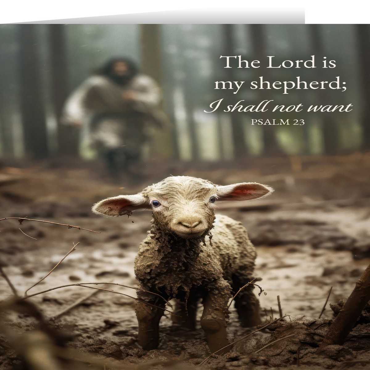 The Lost Sheep Scripture Greeting Cards