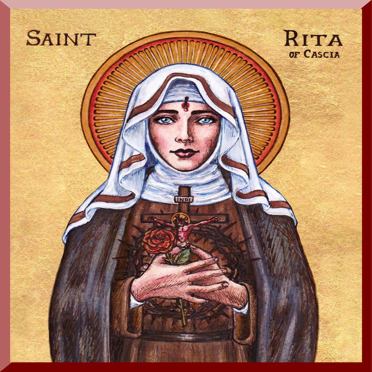 Theophilia St. Rita Wall Plaque