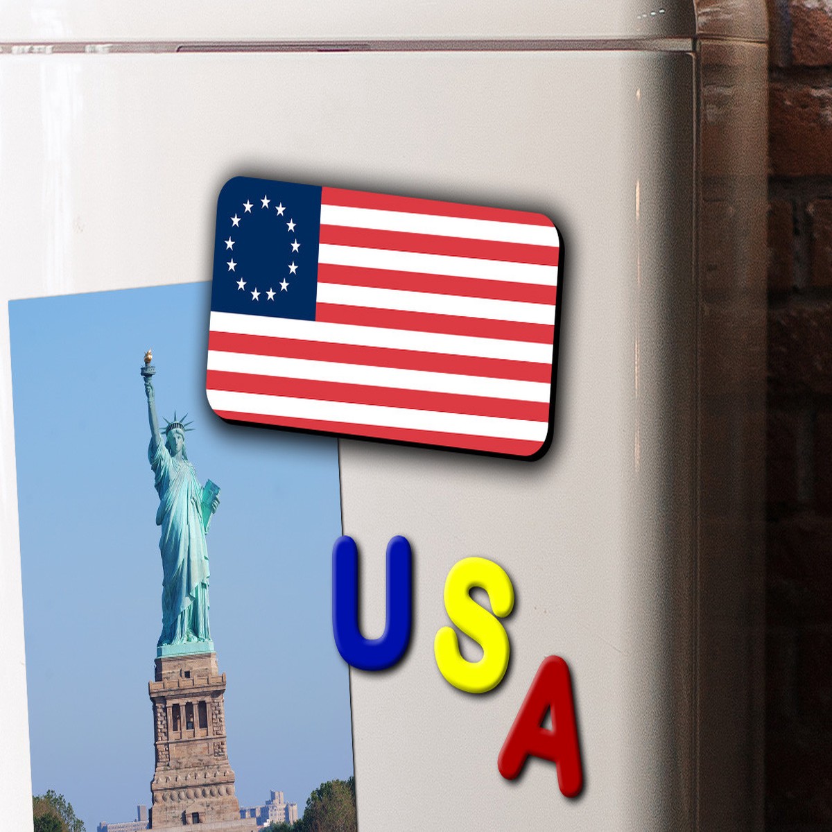 Betsy Ross Flag Magnet