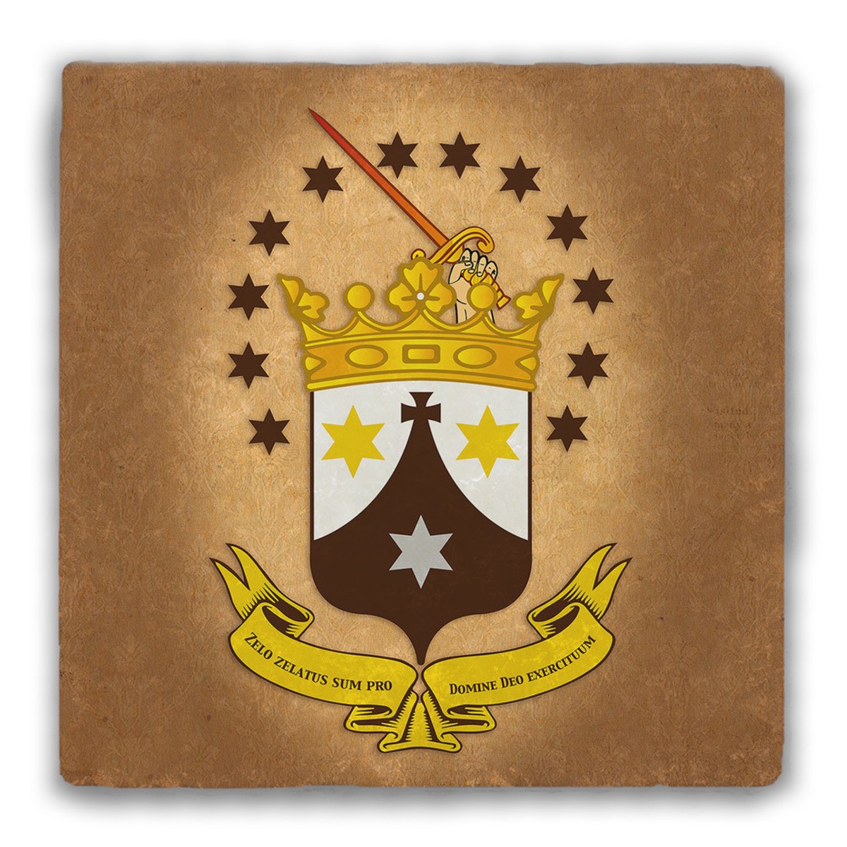 Discalced Carmelite Tumbled Stone Tile
