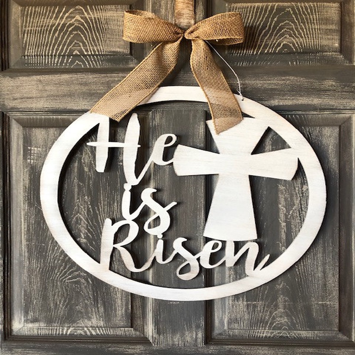 He Is Risen Door Hanger