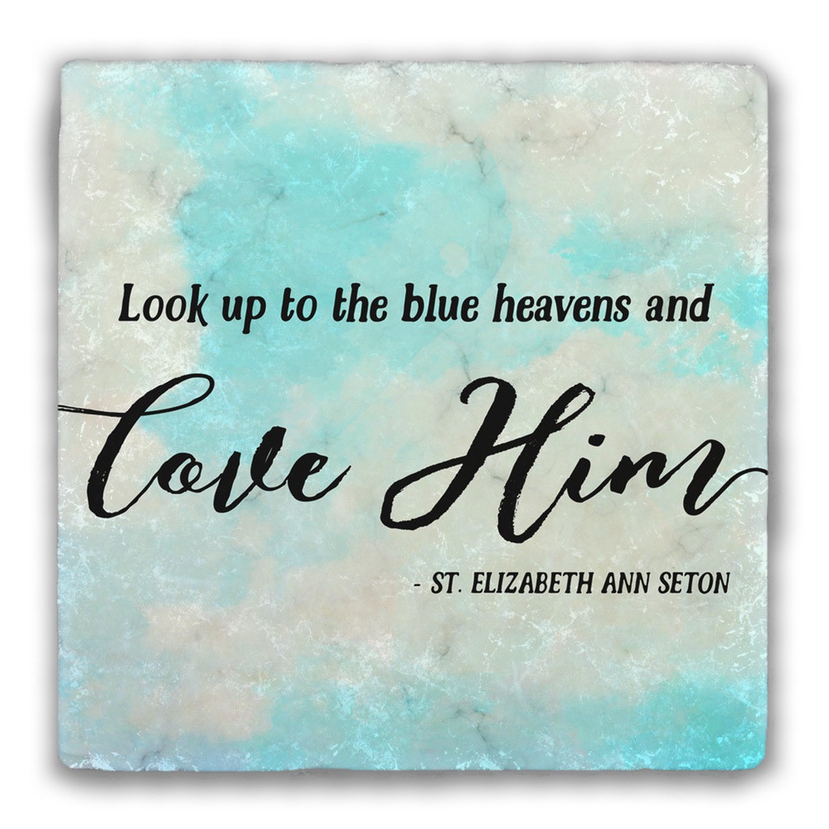"Look Up" Tumbled Stone Tile