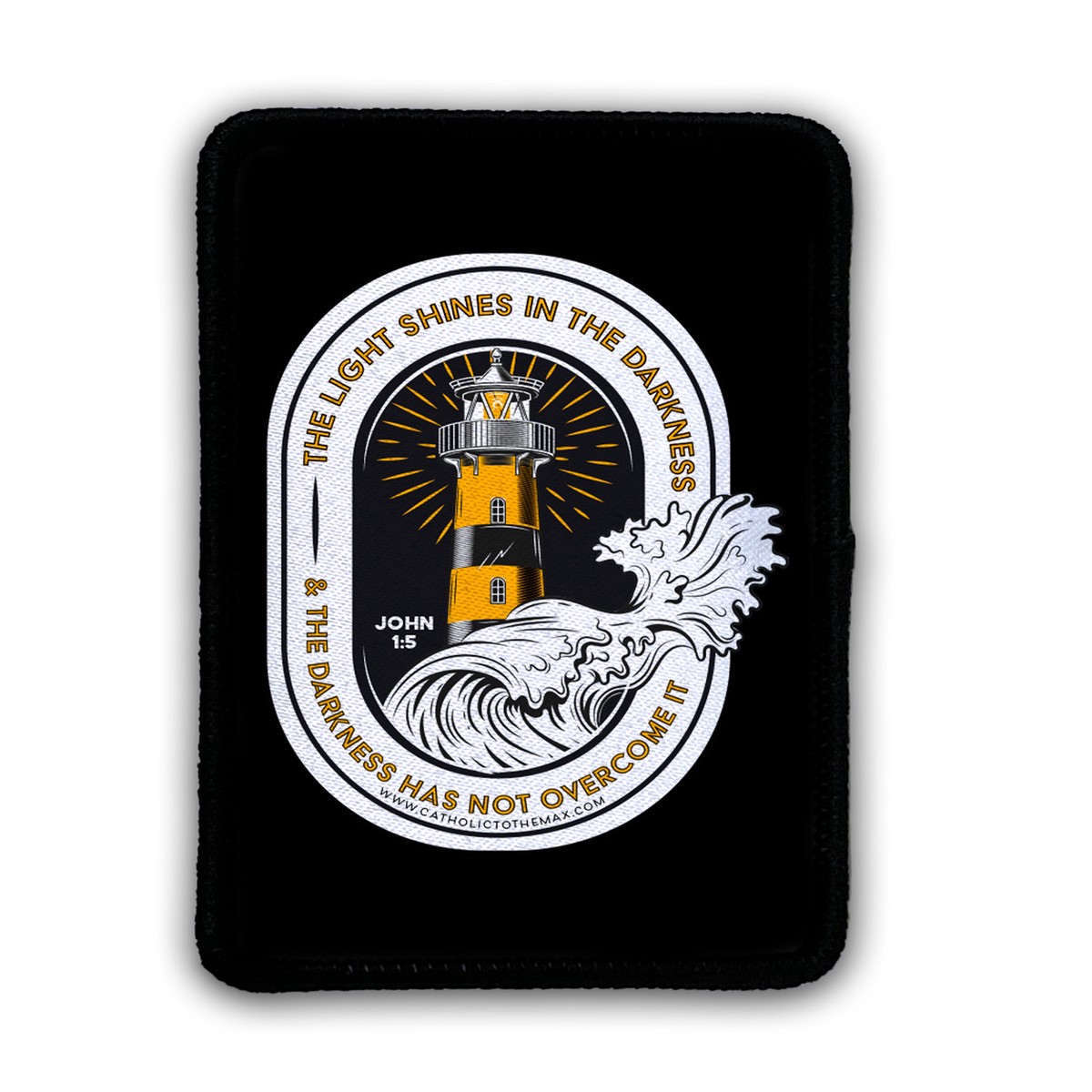 "The Light Shines" 3 Rectangle Iron-On Patch