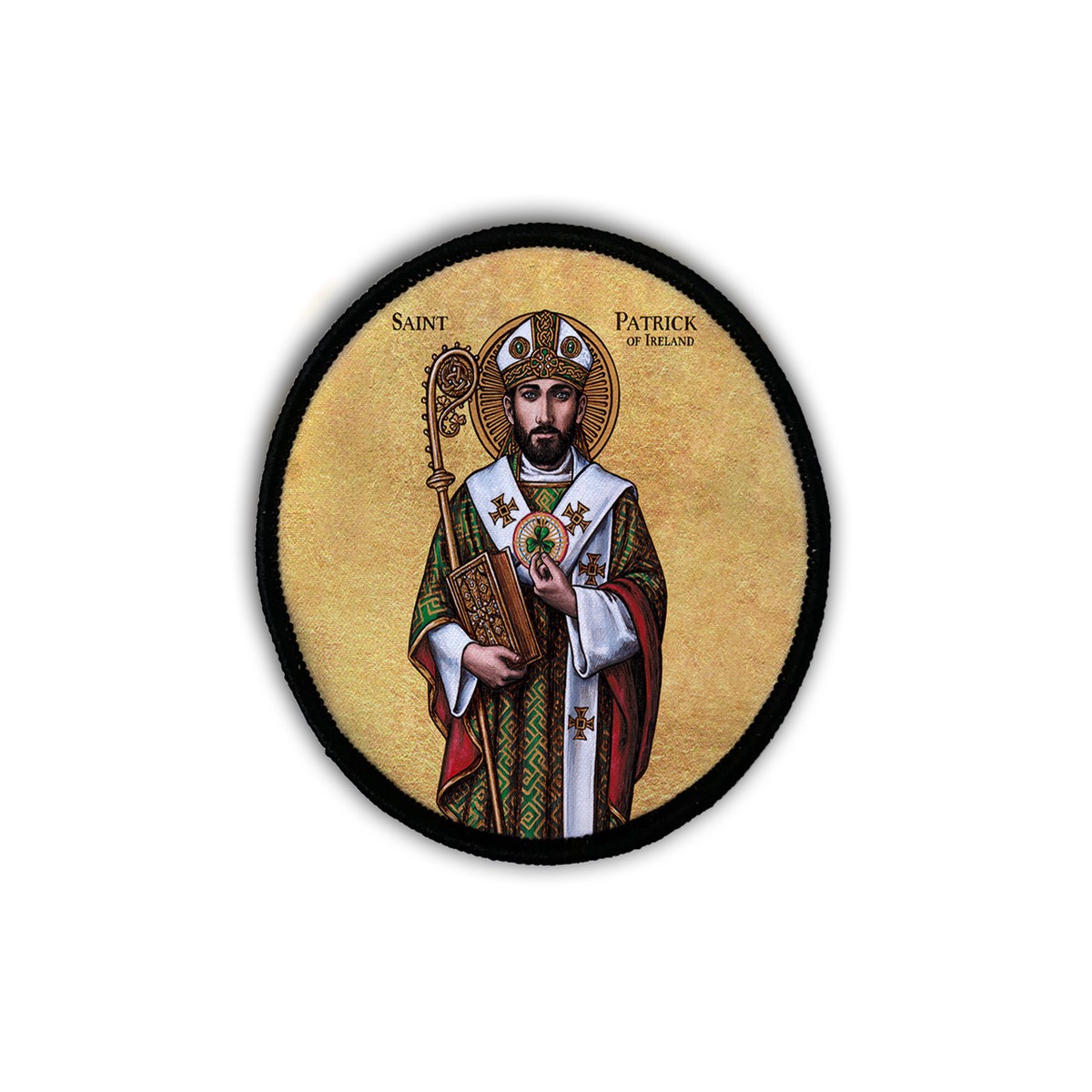 Theophilia St. Patrick Circle Iron-On Patch