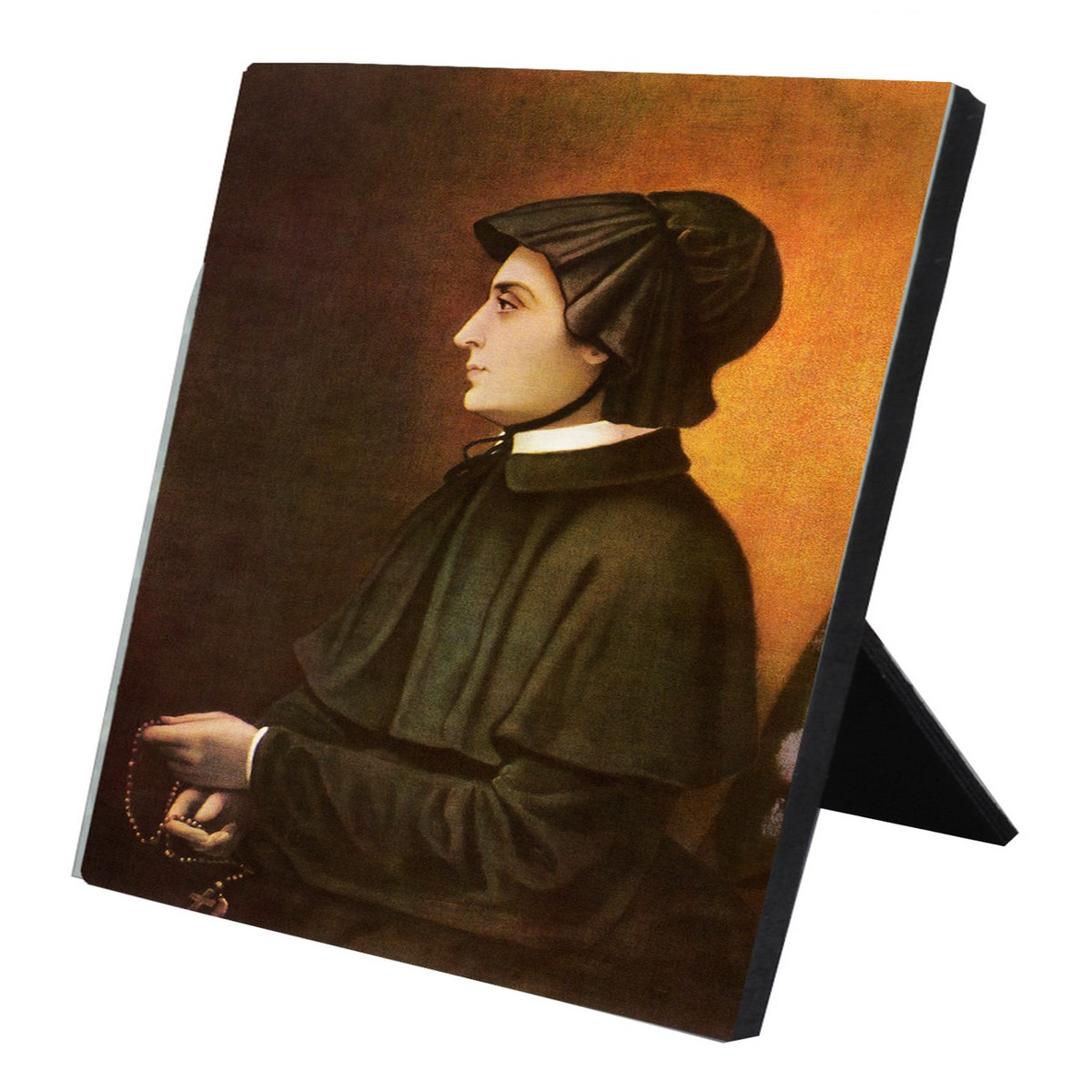Elizabeth Ann Seton Vertical Desk Plaque
