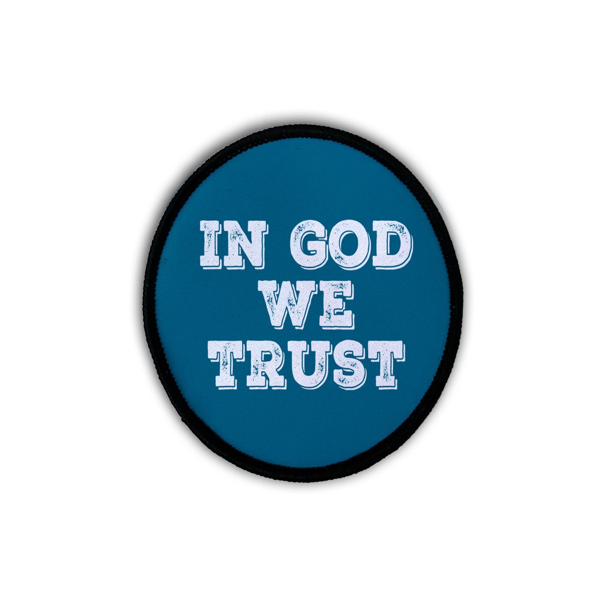 "In God We Trust" Circle Iron-On Patch 2