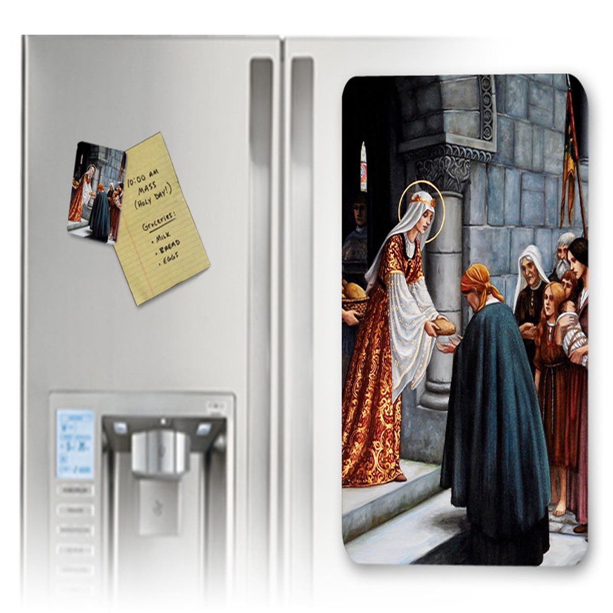 Theophilia St. Elizabeth Distributing Bread Magnet